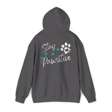 Stay Pawsitive (Teal Paws)