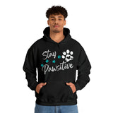 Stay Pawsitive (Teal Paws)