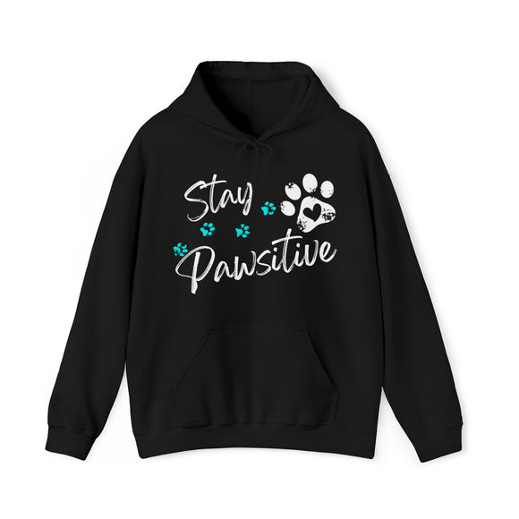 Stay Pawsitive (Teal Paws)