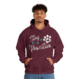 Stay Pawsitive (Teal Paws)