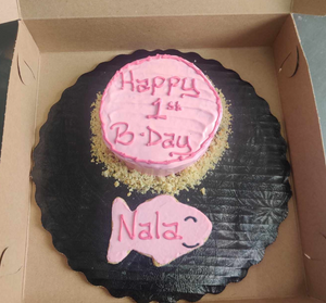 Circle Cat Cake