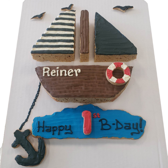 Fishing Boat Cake - Boats / Ships / Sea - 3D Cakes