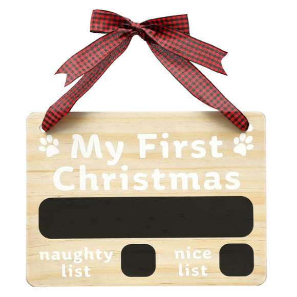 Pet’s First Christmas Sign