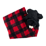 Blanket Gift Set Bear Plush Dog Toy