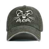 Cat Mom Hat Embroidered